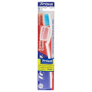 Trisa Toothbrush Swiss Clean Soft + Travel Cap
