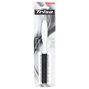Trisa Hair Brush Small Round Metal Pins