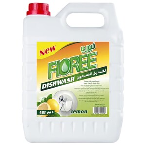 Fioree Dishwash Liquid Lemon 4L
