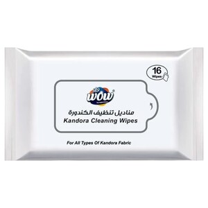 Wow Kandora Cleaning Wipes For All Types 16 Pieces