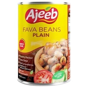 Ajeeb Fava Beans Plain 400G