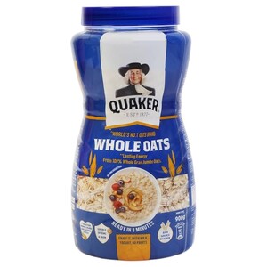 Quaker Whole Oats Pet Jar 900G