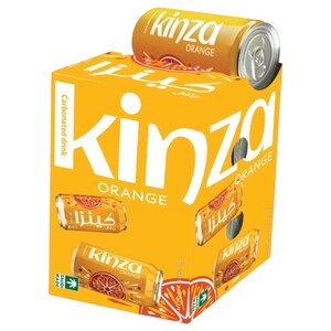 Kinza Carbonated Drink Orange 320Ml X6