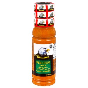 Excellence Sauce Ethnic Garlic & Lemon Peri Peri 250Ml