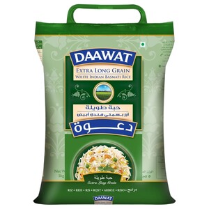 Daawat Extra Long Grain White Indian Basmati Rice 5Kg