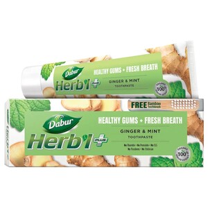 Dabur Toothpaste Ginger & Mint +Toothbrush Free 150G