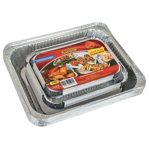 Platinum Aluminium Containers 890Cc+1200Cc+3200Cc 10 Pieces