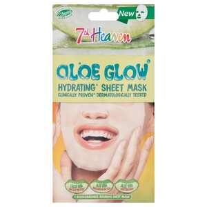 Montagne Jeunesse 7Th Heaven Sheet Mask Aloe Glow 1 Biodegradable Bamboo