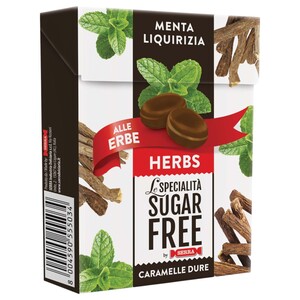 Serra Candies Mint & Licorice Sugar Free 50G