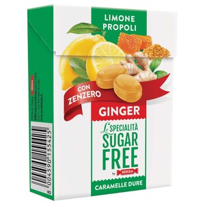 Serra Candies Lemon Ginger & Propolis Sugar Free 50G