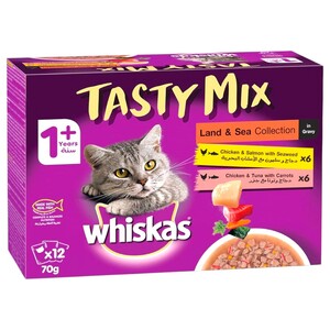 Whiskas Cat Food Mix Of Sea Collection 70G