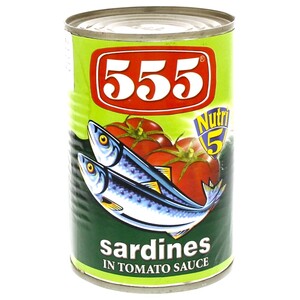 555 Sardines In Tomato Sauce 425G
