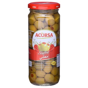 Acorsa Olives Green Stuffed Jar 470G