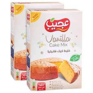 Ajeeb Cake Mix Vanilla 500G X2