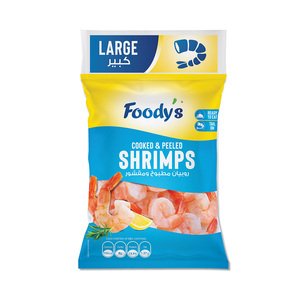 Foody's Frozen Large Shrimps 1Kg