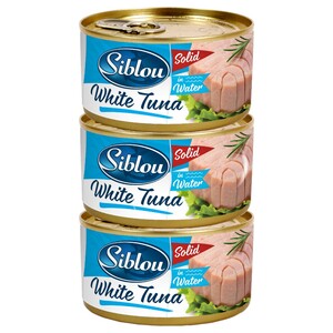 Siblou Tuna In Water 185G X3