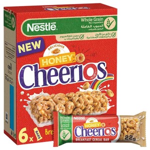 Cheerios Honey Cereal Bar 22G X6