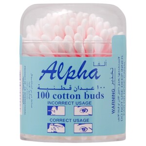 Alpha Cotton Buds 100 Pieces