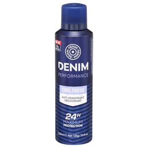 Denim Deodorant Spray Anti-Perspirant Cool Fresh 225Ml