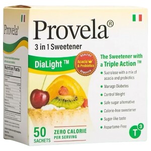 Provela 3 In 1 Sweetener 50 Sachets 40G