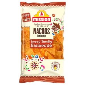 Mission Nachos Tortilla Chips Sweet Smoky Barbecue 175G