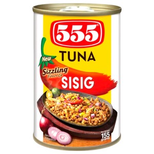 555 Tuna Flakes Sizzling Sisig Spicy 155G