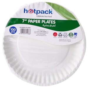 Hotpack Paper Plate 100 Pieces