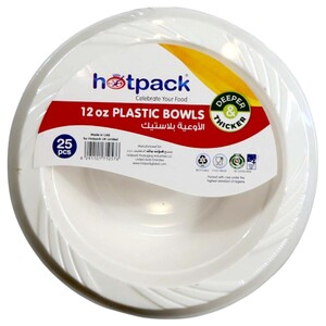 Hotpack Plastic Bowl 25 Pieces