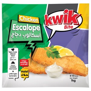 Kwik Bite Frozen Chicken Escalope 1Kg