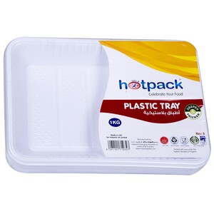 Hotpack Plastic Rectangle Tray 1Kg