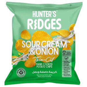 Hunter's Ridges Potato Chips Sour Cream & Onion 40G