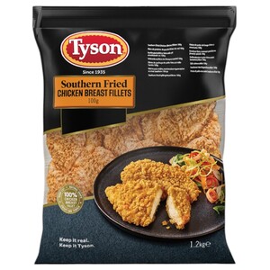 Tyson Southern Fried Chicken Breast Fillets 1.2Kg