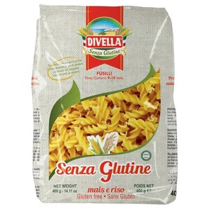 Divella Pasta Fusilli Gluten Free 400G