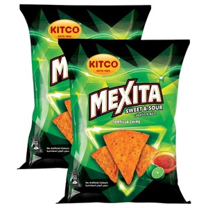 Kitco Mexita Tortilla Chips Sweet & Sour 180G X2
