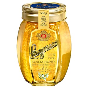 Langnese Acacia Honey With Comb 500G