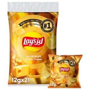 Lay's Potato Chips French Cheese 12G X21