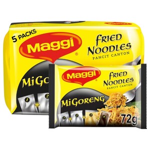 Maggi Mi Goreng Noodles Original 72G X5