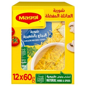 Maggi Soup Chicken Noodle 60G X12