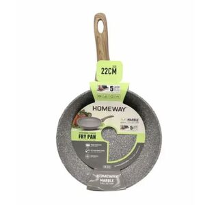Homeway Marble Coated Non-Stick Fry Pan 22 Cm