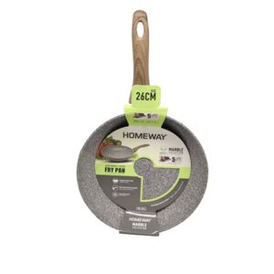 Homeway Marble Coated Non-Stick Fry Pan 26 Cm