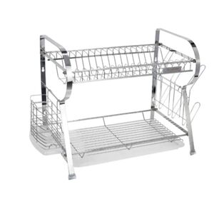 Homeway Dish Rack 2 Tier With Tray Hw3785