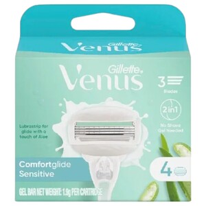 Gillette Venus Comfortglide Sensitive Razor 4 Blades
