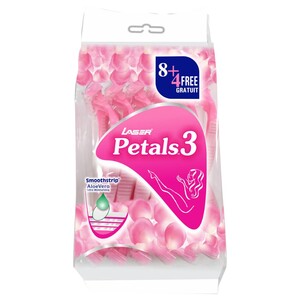 Laser Shaving Razor Petals 3 8+4 Free