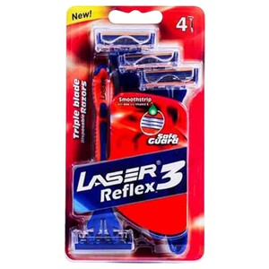 Laser Shaving Razor Disposable Reflex 3 4 Pieces