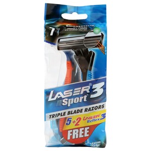 Laser Shaving Razor 3 Sports 5+2 Free