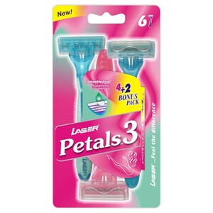 Laser Shaving Razor Petals 3 4+2 Free