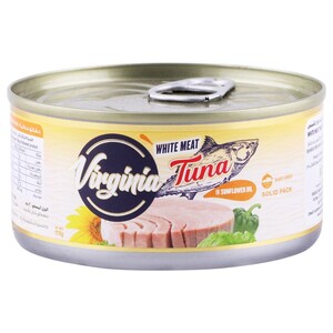 Virginia White Meat Tuna In Sunflower Oil 170G