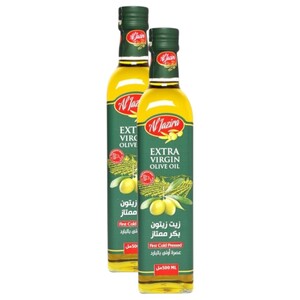 Al Jazira Extra Virgin Olive Oil Glass 500Ml X2