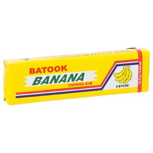 Batook Chewing Gum Banana 5 Pieces 12.5G