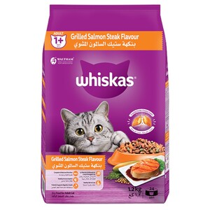 Whiskas Cat Food Grilled Salmon Steak 1.2Kg